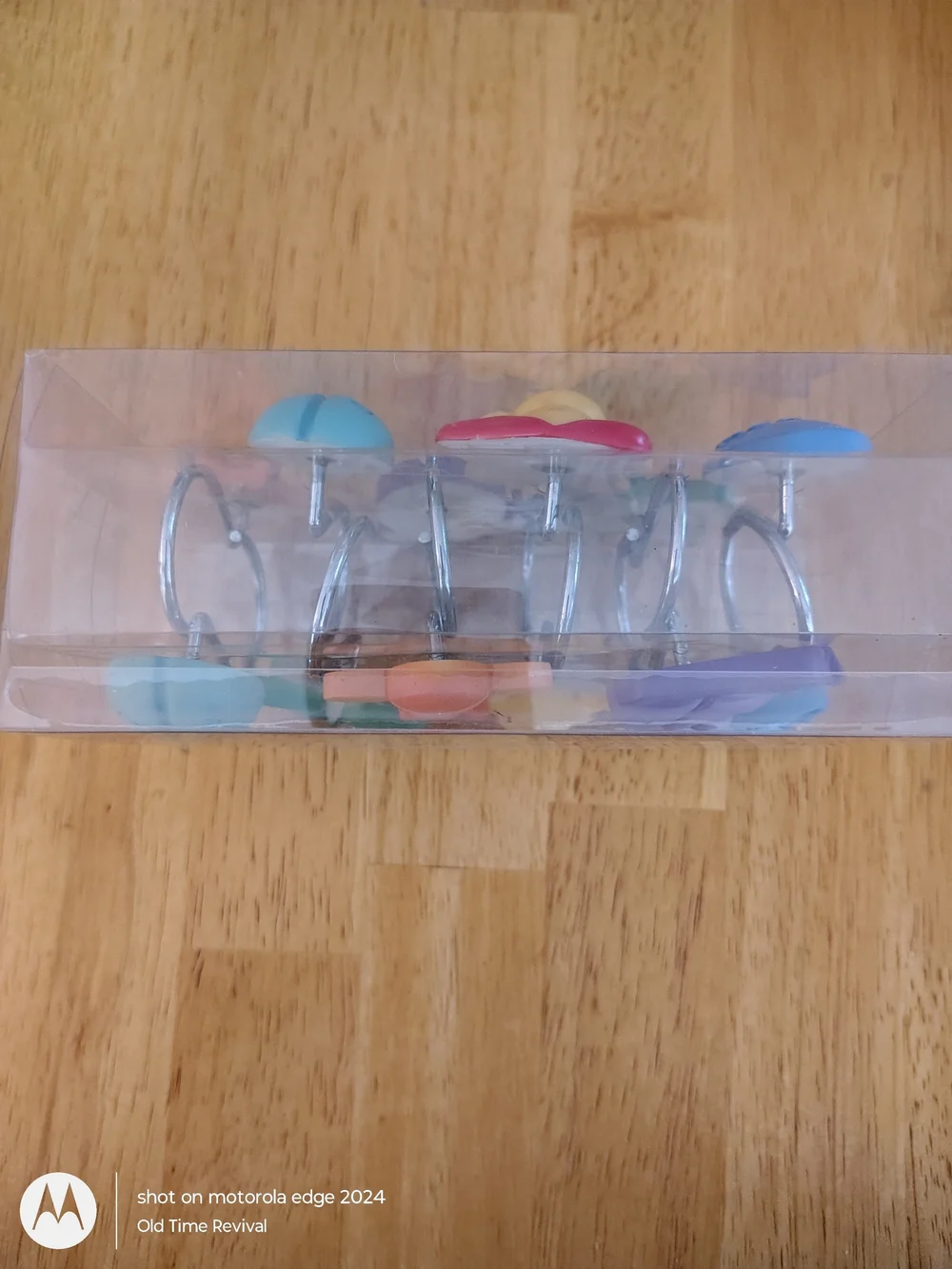 Disney Winnie The Pooh Shower Curtain Hooks Vintage Garden Set Of 12 Hangers